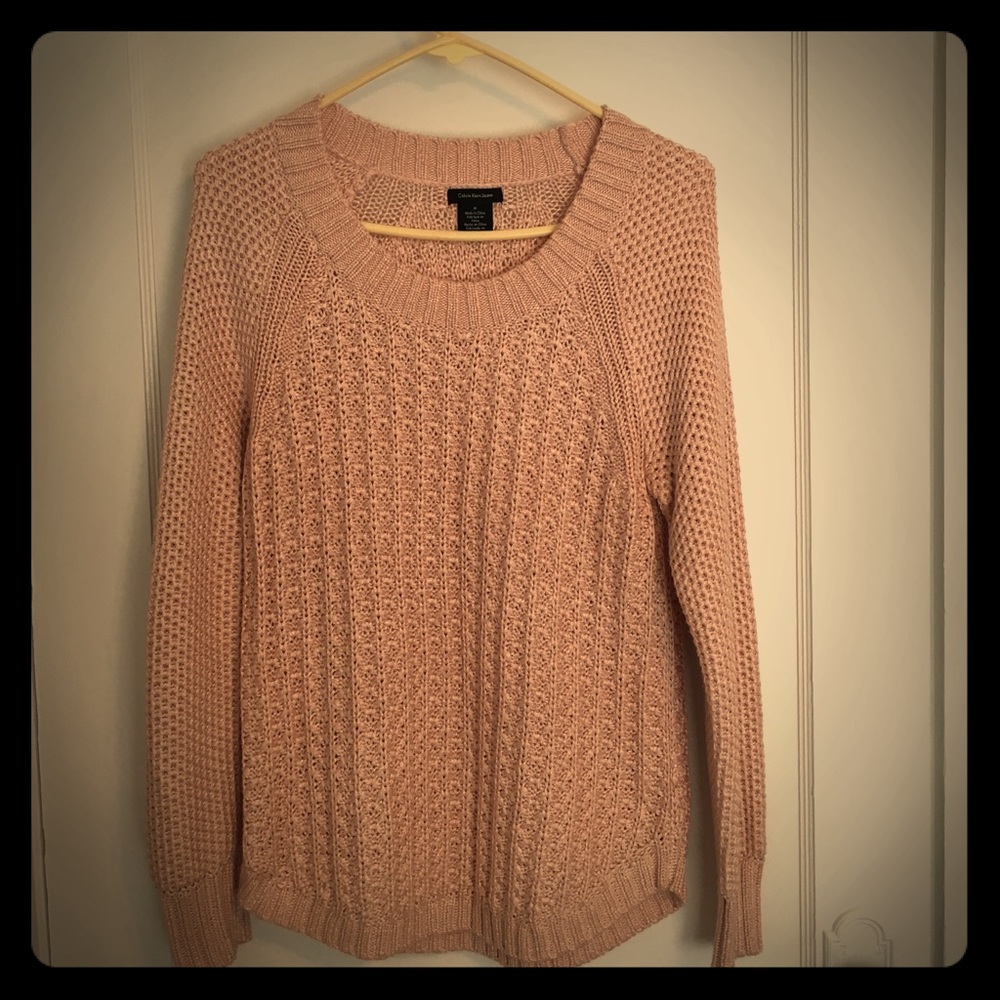 Pink Calvin Klein Sweater